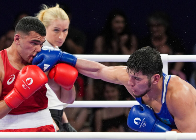 Боксшы Нұрбек Оралбай Олимпиаданың ширек финалына шықты