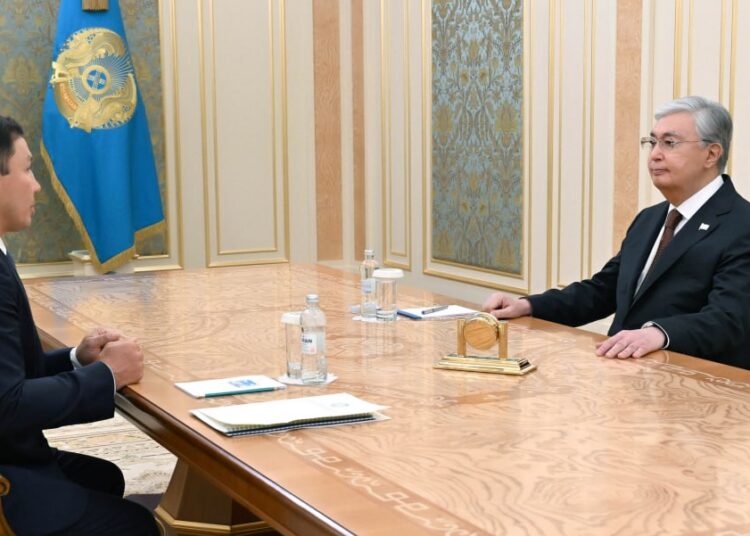 Головкин Тоқаевтың қабылдауына кіріп шықты