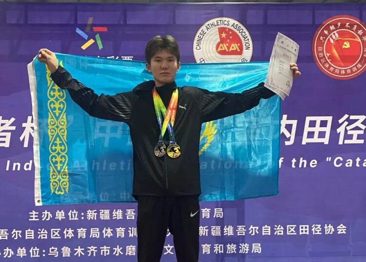 15 жастағы қазақ атлеті Қытайда екі жүлде алды