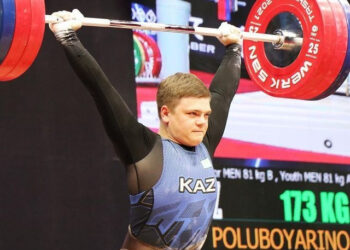 Қазақстандық ауыр атлет Денис Полубояринов Азия чемпионы атанды