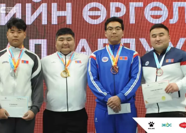 Моңғолиядағы қазақ ауыратлеті ел чемпионатында қола жүлдеге ие болды