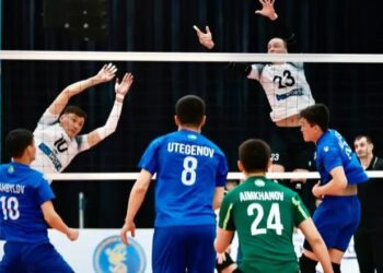 Волейбол: «Атырау» ел чемпионы «Таразды» ұтты