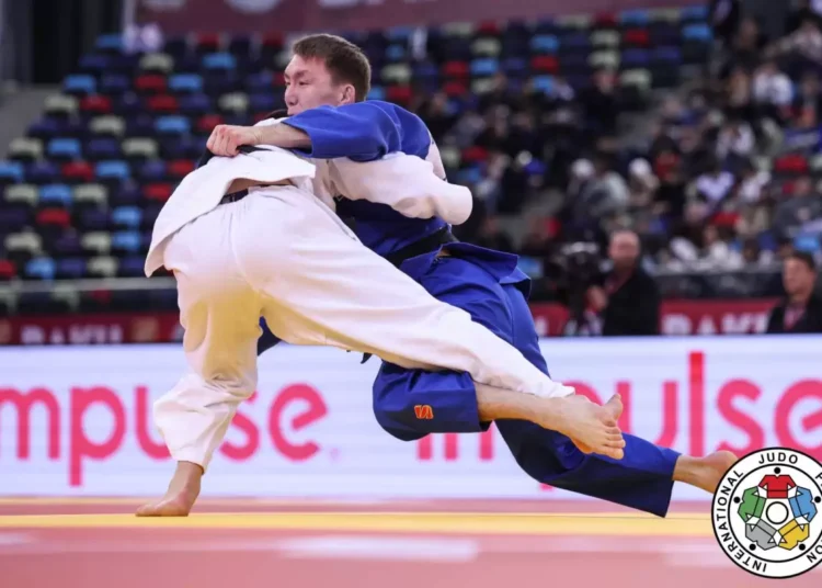 Бакудегі қазақ дзюдошы Қанат Сейілхан өзбек балуанынан жеңіліп қалды