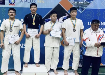 Күрес түрлерінен Моңғолия чемпионатында қазақ жасөспірімдері чемпион атанды