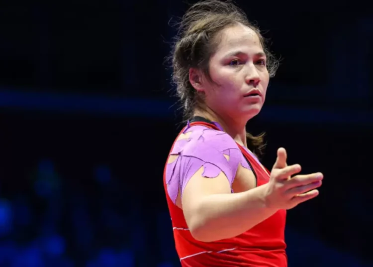 Жәмила Бақбергенова қырғыз балуанына есе жіберді