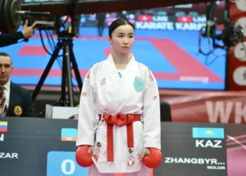 Каратэден әлем чемпионы Мөлдір Жаңбырбай Ханчжоуда финалға шықты